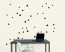 Triangle Pattern Wall Decal Baby Nursery Modern Vinyl Sticker